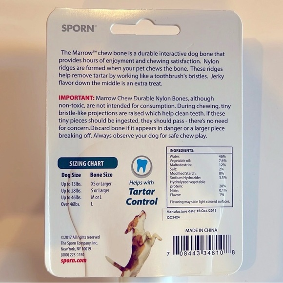 SPORN - Marrow Chew Bone - Medium - Picture 5 of 5